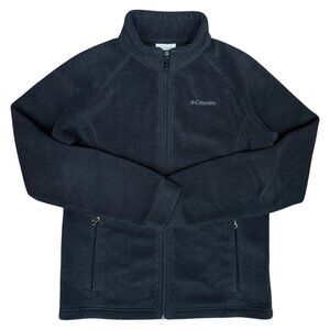 Girls COLUMBIA Benton Springs Fleece Zip-Up Jacket Black |‎ Size Large (14-16)